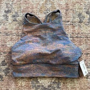 Lululemon high neck energy bra